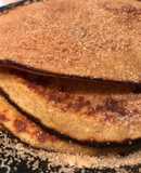 Panqueques banana y harina de avena