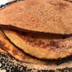 Una foto de Panqueques banana y harina de avena