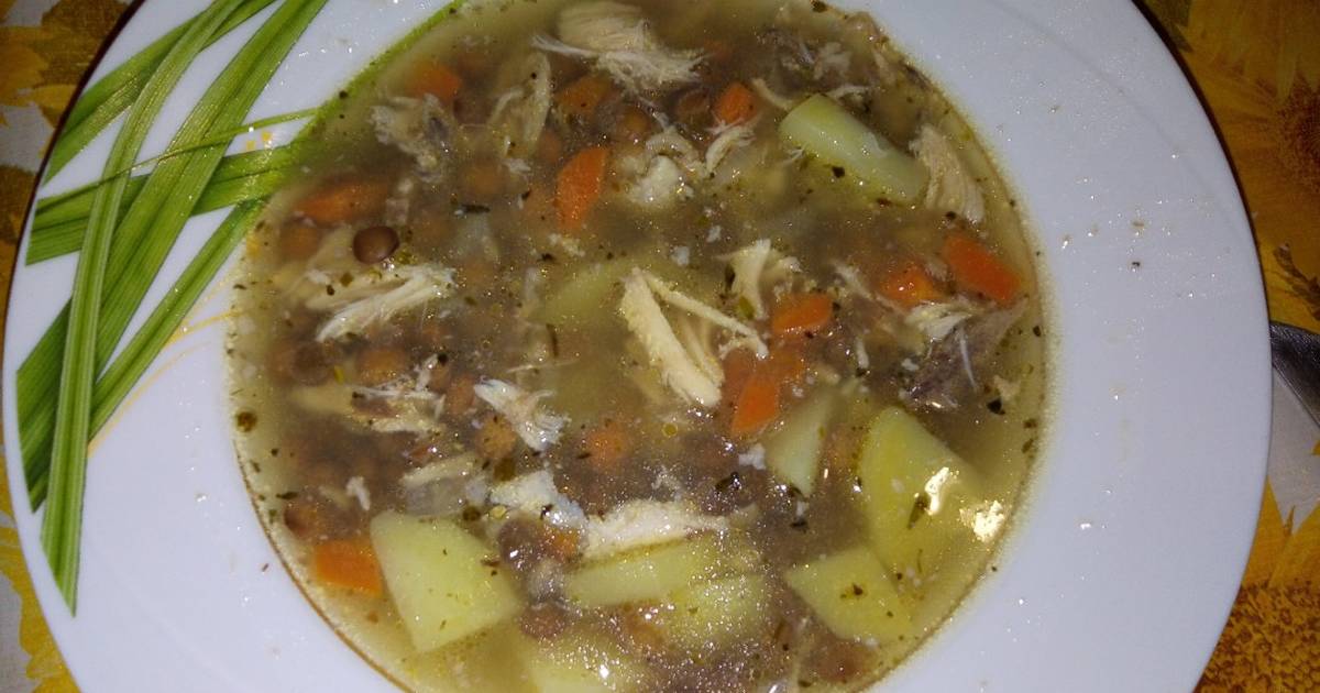 Чечевичный Суп С Курицей Рецепт С Фото