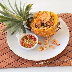 A picture of Pineapple Fried Quinoa & Brown Rice.
