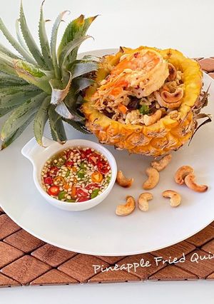 A picture of Pineapple Fried Quinoa & Brown Rice.