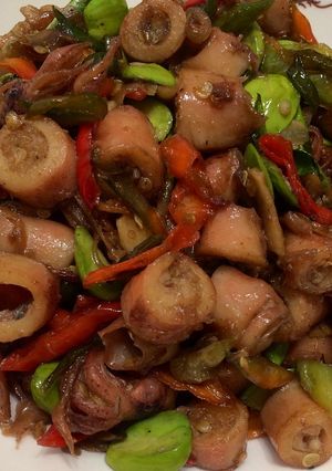 Foto resep Cumi Asin Pete