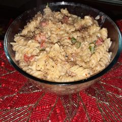 A picture of White Sauce Pasta.