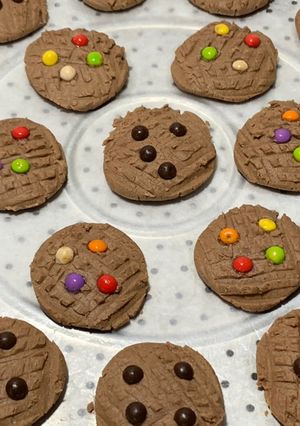 Foto resep Kue kering coklat wajan 4 bahan