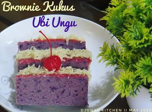 Foto resep Brownies Kukus Ubi Ungu