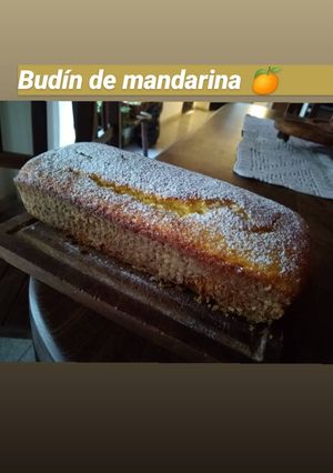 Una foto de Budín de mandarina
