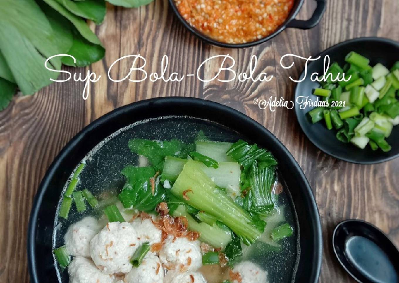 Sup Bola-Bola Tahu Ayam