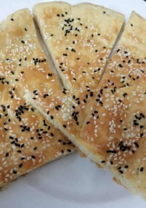 صورة لوصفة 🍞 خبز بالسمسم كيتوني 🍞