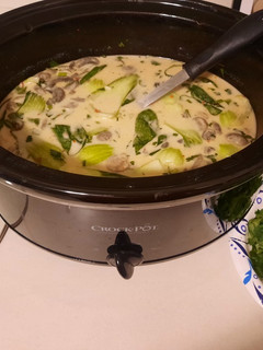 A picture of Tom Kha Soup.