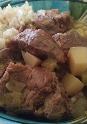 Una foto de Caldo rápido de res