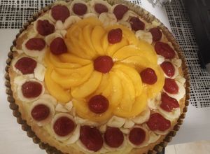 Una foto de Tarta frutal fácil y rápida