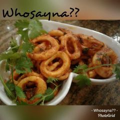 A picture of Whosayna’s Calamaris Fried.
