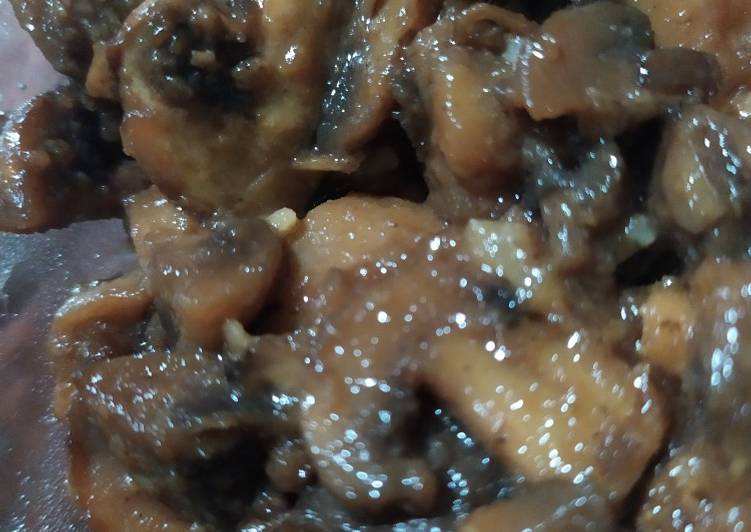 Cara Gampang Membuat Jamur bakso kecap sederhana, Menggugah Selera