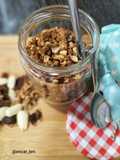 Granola casera en sartén