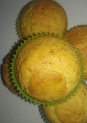 A picture of Orange cupcakes.