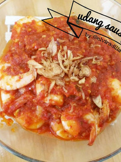 Foto resep Udang saus pedas seger