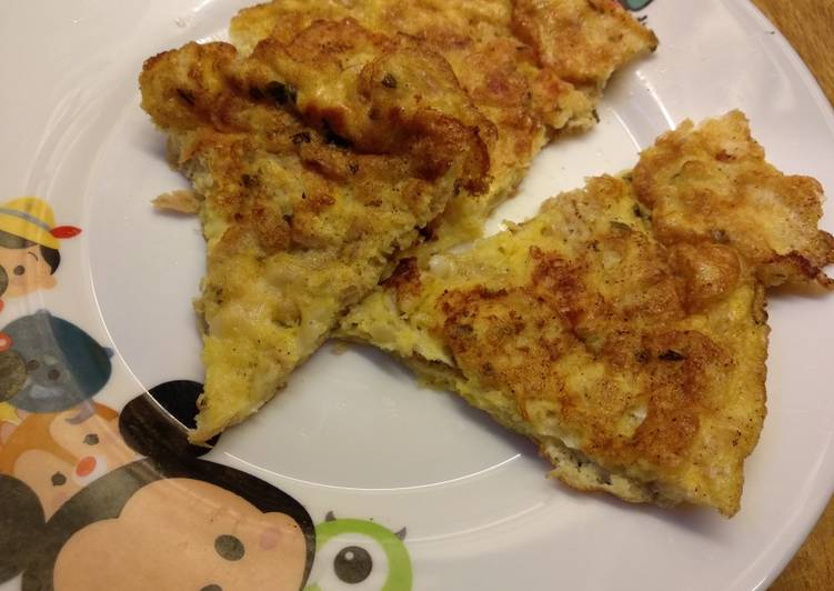 Resep Omelet Telur Keju  Tuna oleh Dapure Cici Cookpad