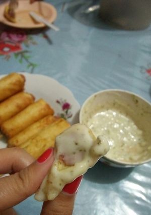 Foto resep Sosis gulung pasta bawang