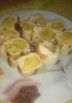 地瓜土司捲 的食譜成品照片
