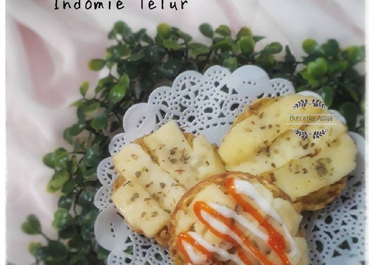 Cara Gampang Menyiapkan Pizza Mini Indomie Telur yang Menggugah Selera