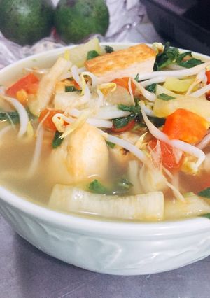 Hình của món Canh chua đậu hũ/canh chua chay.