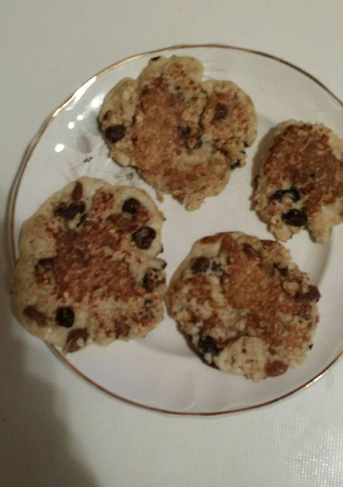 Una foto de Tortitas de avena y pasas