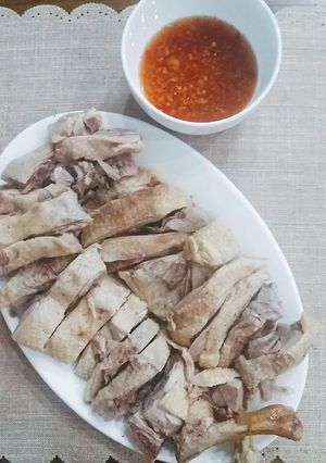 Hình của món Thịt vịt chấm mắm gừng.