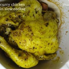 A picture of Chicken Curry in Slow Cooker.
