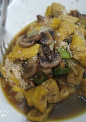 Foto resep Tahu Jamur Kancing Kecap