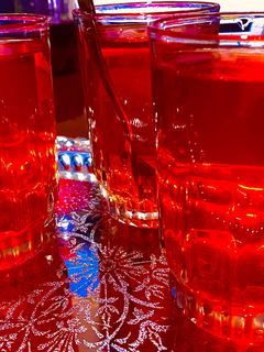 عکسی از دستور شربت آلو قرمز 🥤😋