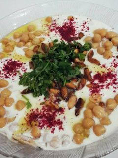 صورة لوصفة فتة حمص