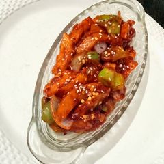 A picture of Honey Chilli Potato.