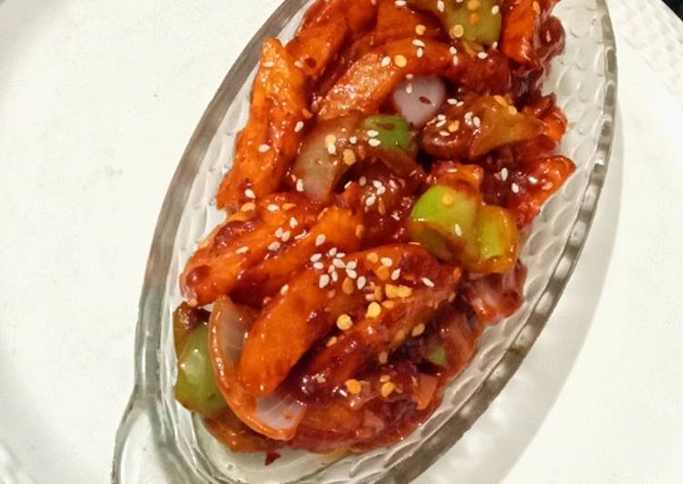 Honey Chilli Potato