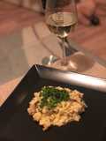 Shiitake gombás risotto