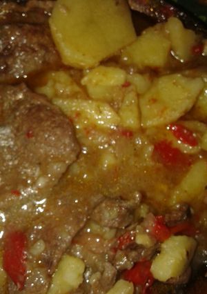 Una foto de Bifes a la criolla