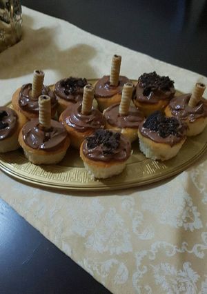 صورة لوصفة اسرع كب كيك مزين راح يحبو الاطفال كتييير😍