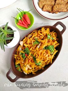 Foto resep Mie Kuning Goreng Simple