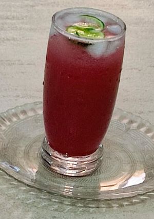 A picture of Grape lemon refresher.