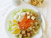 A picture of tempeh salad