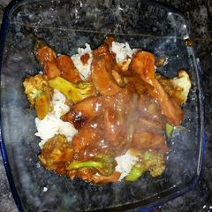A picture of Pork, Korean bulgoki style.