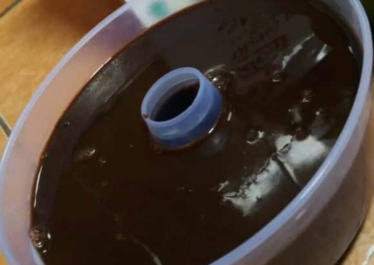 Puding coklat roti tawar simple🍞🍫