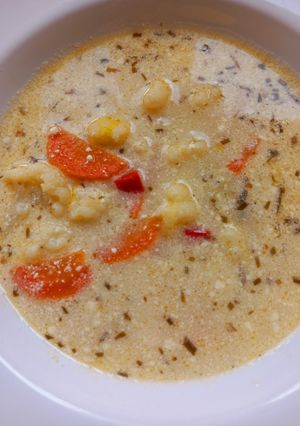 Erdélyi karfiolleves recept fotója