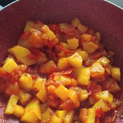 Aloo Tomato ki sabzi A picture of Aloo Tomato ki sabzi.