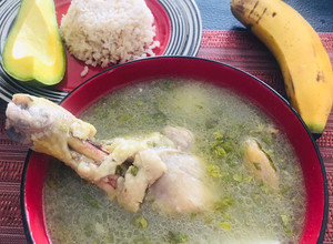 Una foto de Sancocho de pollo