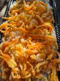 Cáscaras de naranja confitadas
