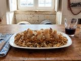 Ensalada Fría de Lentejas de Bote con Mariscos en Lata