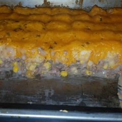 A picture of Tator Tot casserole.