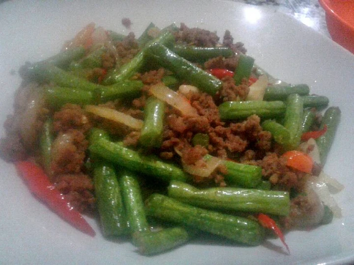 Cara Sederhana Menyiapkan Resep  Tumis Buncis Daging Cincang yang Bikin Ngiler, Sempurna