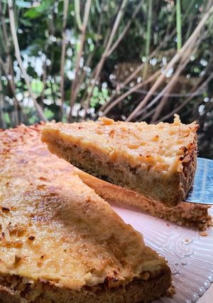 Una foto de Kuchen de membrillo
