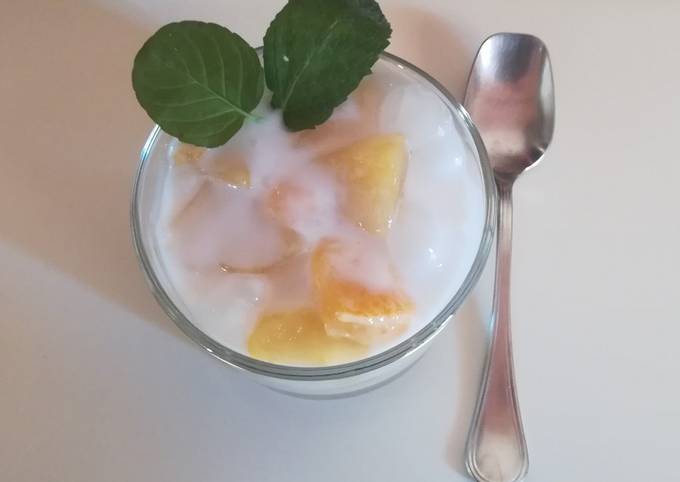 Mele cotte allo sciroppo di limoncello